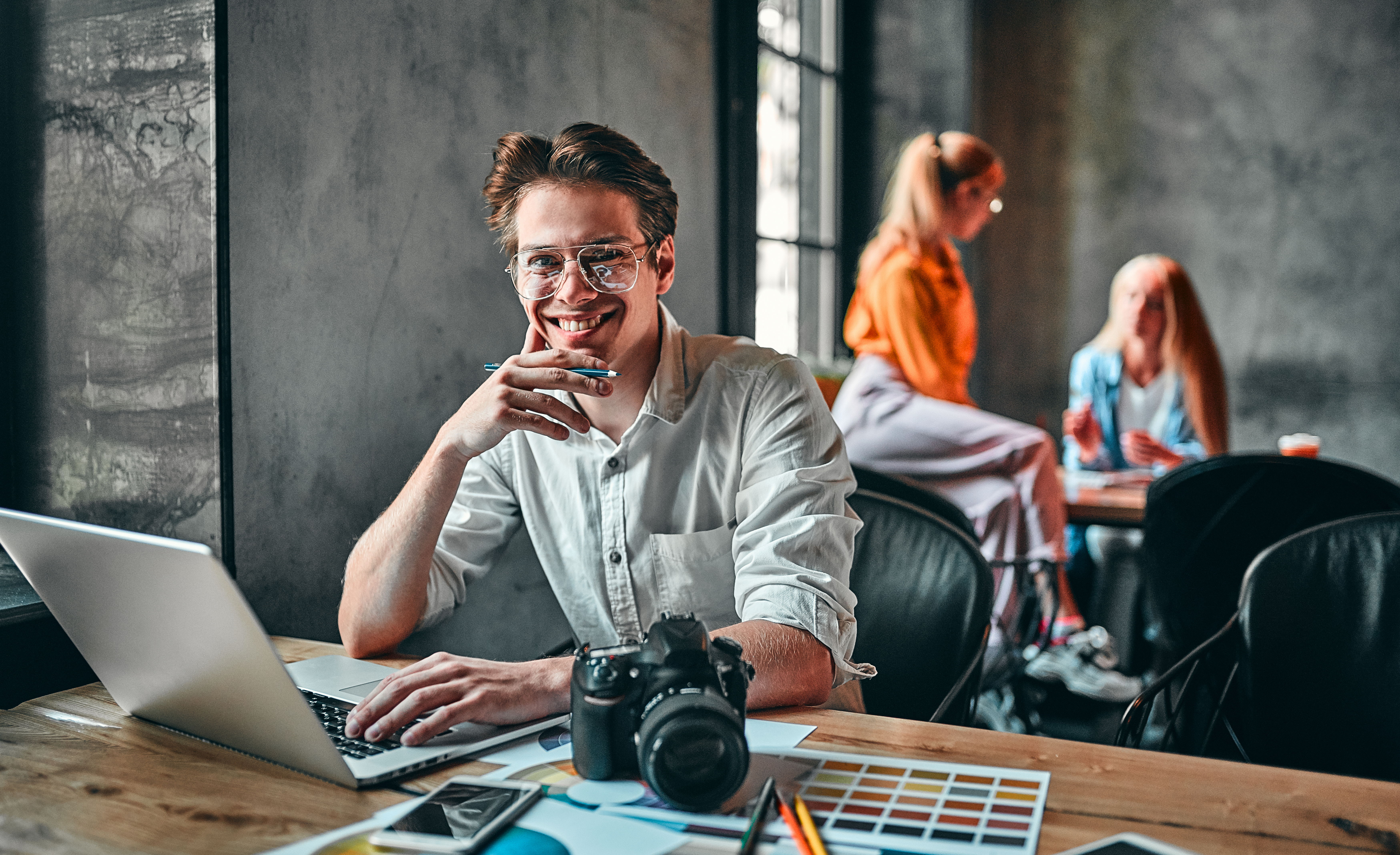 Young Cheerful Photographer 2025 03 31 07 54 30 Utc